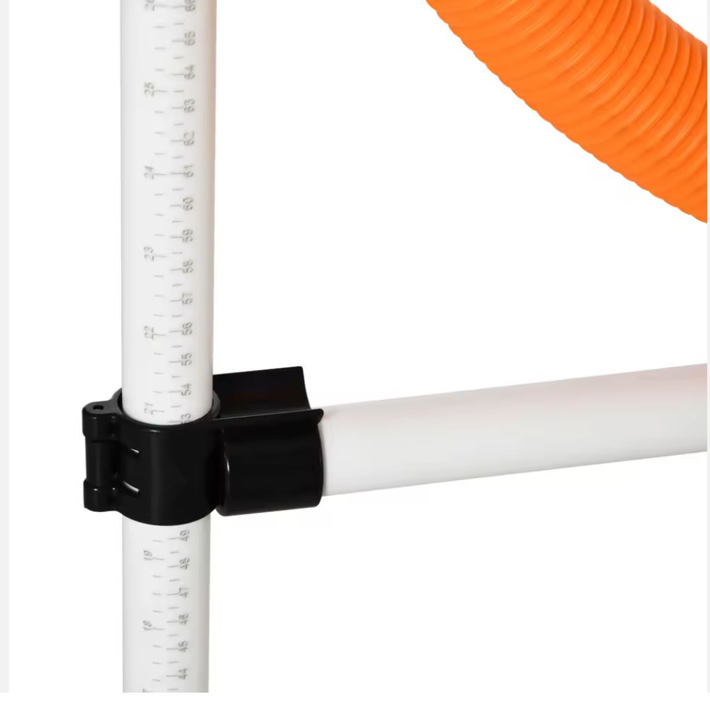 Dog Agility Training Set with Weave Poles, Hurdle, Hoop & Pause Box
