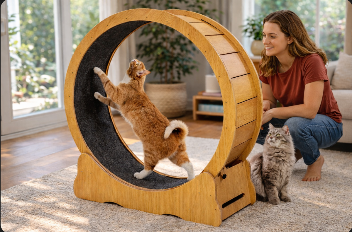Smooth Shell Cat Exercise Wheel